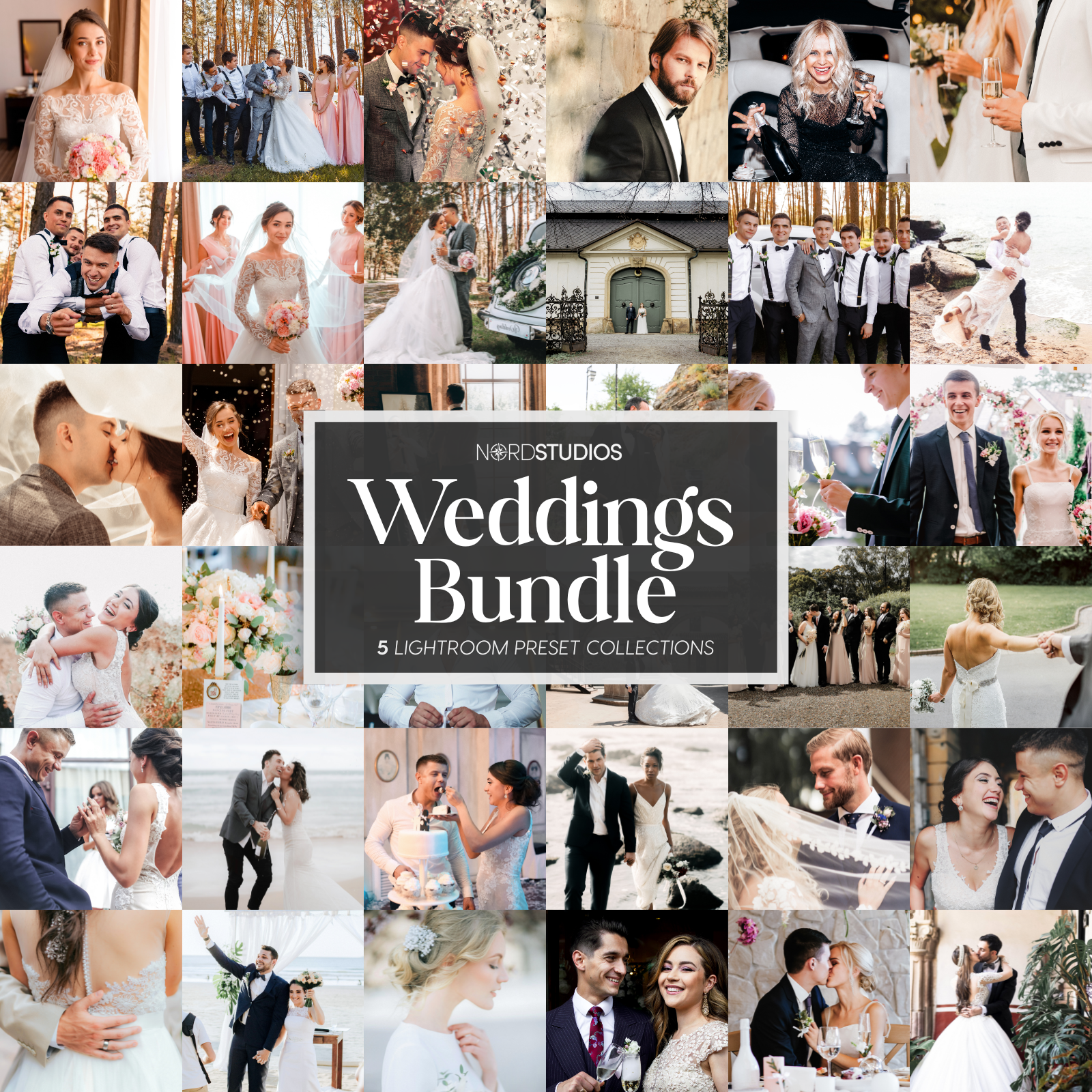 The Weddings Bundle | Desktop & Mobile Lightroom Presets – Nord Studios
